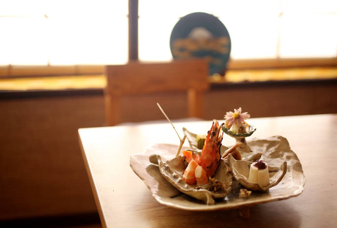 The eight courses of kaiseki served at Yamazushi change with the seasons, focusing on seafood and vegetables, following a set progression. The immersive dining experience and exquisite, thoughtful food make it one of Greg Cox’s most memorable meals. Juli Leonard/jleonard@newsobserver.com