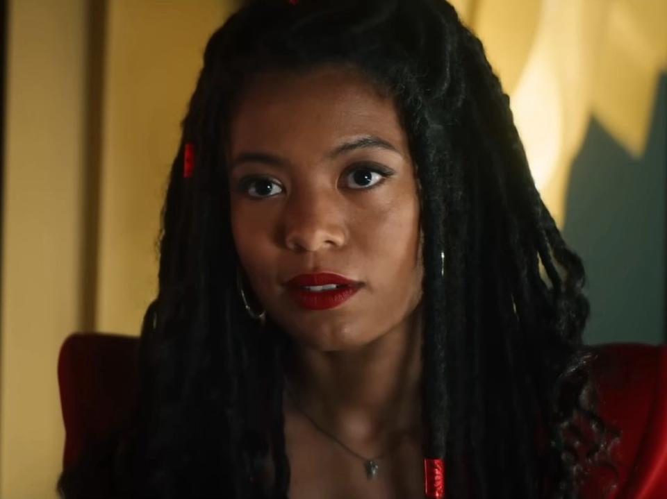 Jaz Sinclair as Marie in the first trailer for "Gen V."