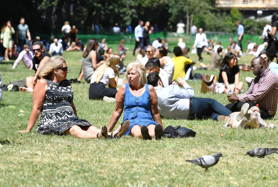 <em>Heatwave – Britain is baking in a heatwave that saw one of its hottest and driest Junes ever (Picture: PA)</em>