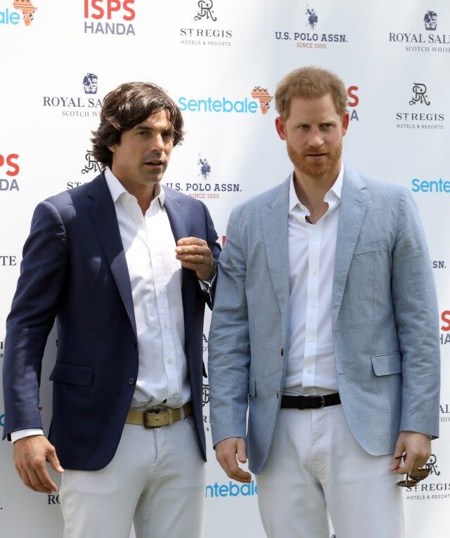 Fatherhood clearly agrees with Prince Harry.