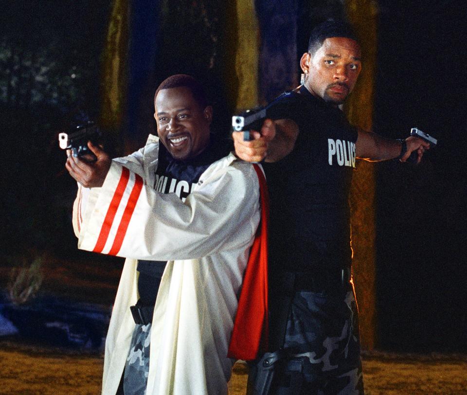 Martin Lawrence and Will Smith in a scene from the motion picture "Bad Boys II."