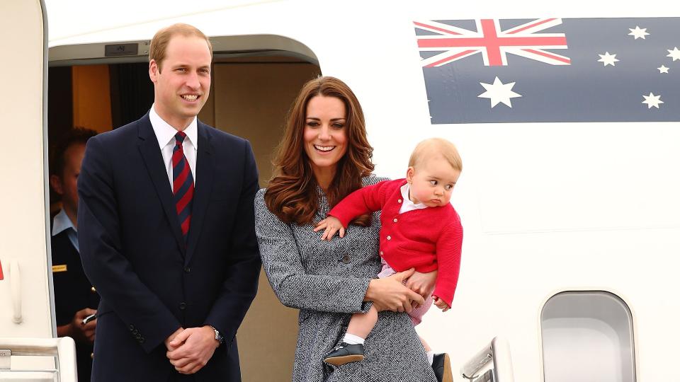 Prince George's first tour with Mum and Dad