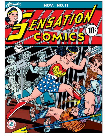 Retro Wonder Woman versus Ares/Mars. (Bild: DC Comics)