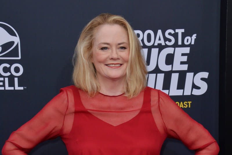 Cybill Shepherd attended "Moonlighting" co-star Bruce Willis's roast decades after their TV show. File Photo by Jim Ruymen/UPI