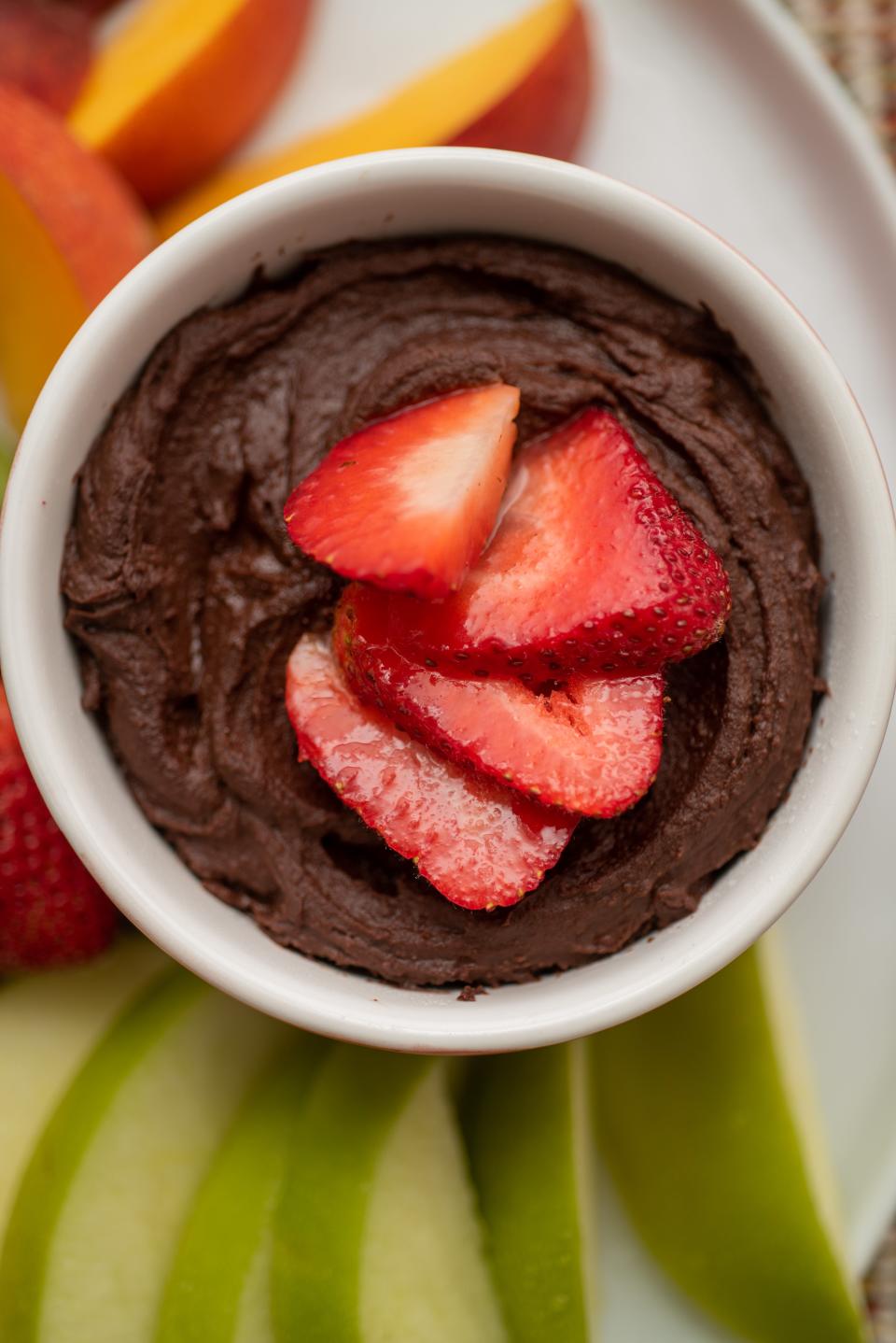 Chocolate-Peanut Butter Hummus Dip can be ready in 15 minutes.