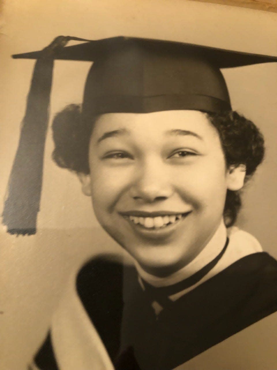 Hyannis resident Mary Morrison graduated from Ana Maria College in Paxton with a bachelor's degree in French in 1953. She would go on to the Université Laval in Quebec, and graduated with a Master of Arts degree in French in the summer of 1954.