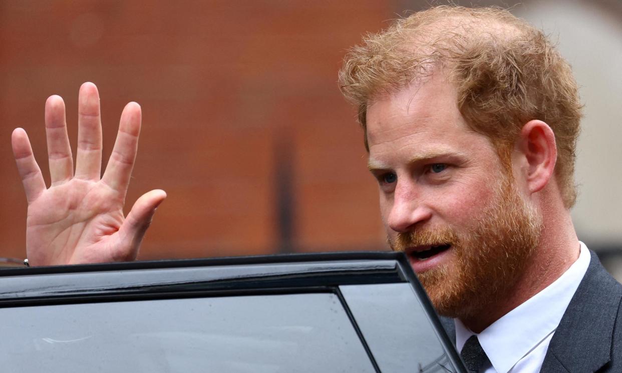 <span>Prince Harry and others named about 70 Associated Newspapers journalists they accuse of privacy breaches.</span><span>Photograph: Hannah McKay/Reuters</span>