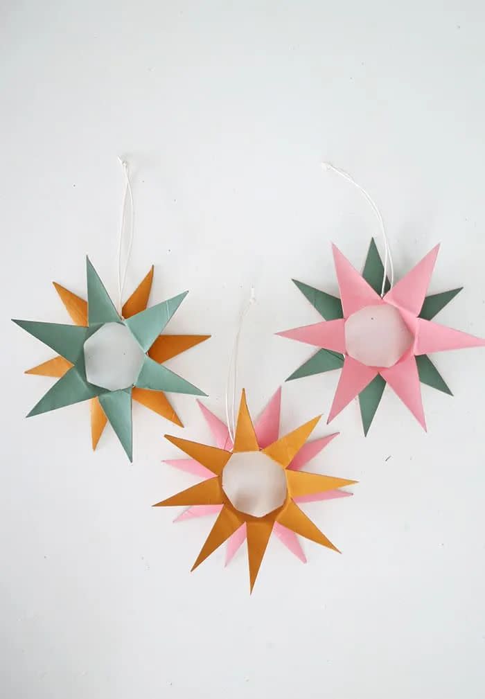 Toilet Paper Roll Ornaments