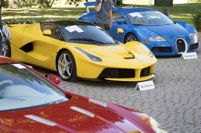 Supercars taken from African leader's son auctioned for £22m