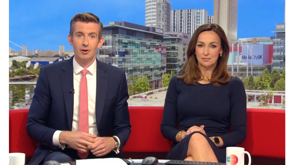 Ben Thompson and Sally Nugent on BBC Breakfast