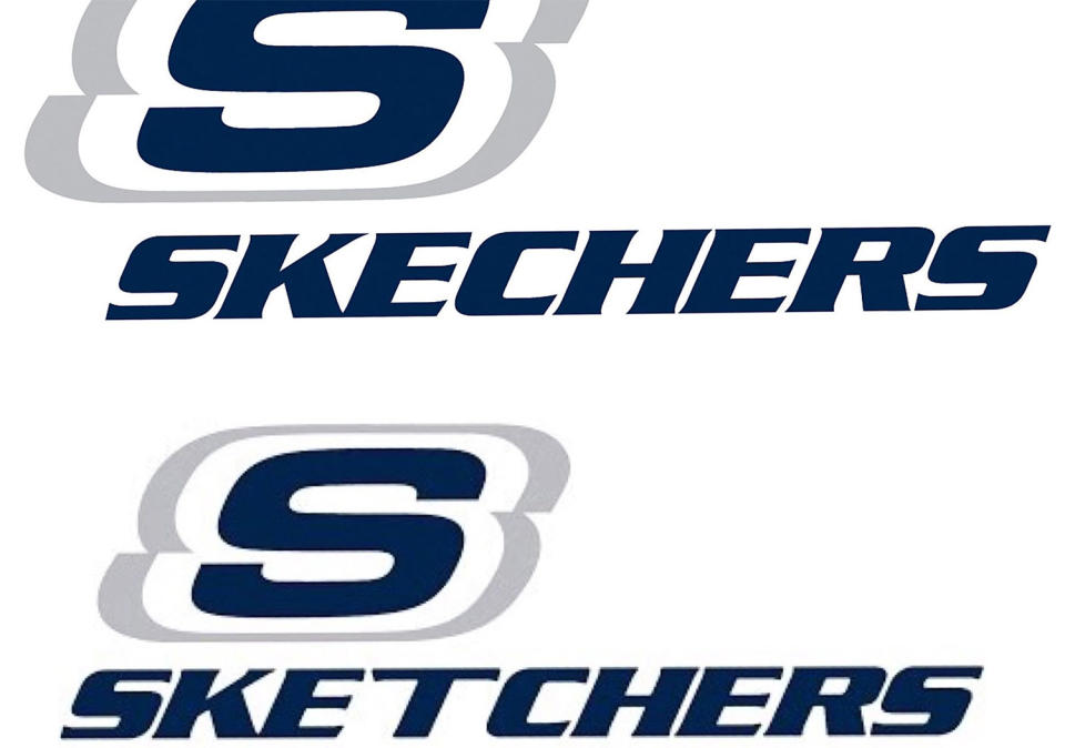 Skechers next to Sketchers