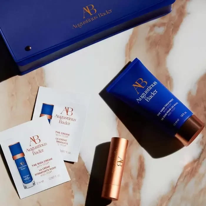 If you’re looking for a more affordable way to gift the brand to a skin-savvy loved one this year, try this bang-for-your-buck gift set consisting of Augustinus Bader’s luxurious lip balm and hydrating hand cream. You'll also get two samples of the Cream and the Rich Cream — the perfect micro-splurge for anyone looking to dip their toes into the world of premium skin care.You can buy The Hand & Lip Kit from Augustinus Bader for around $85.