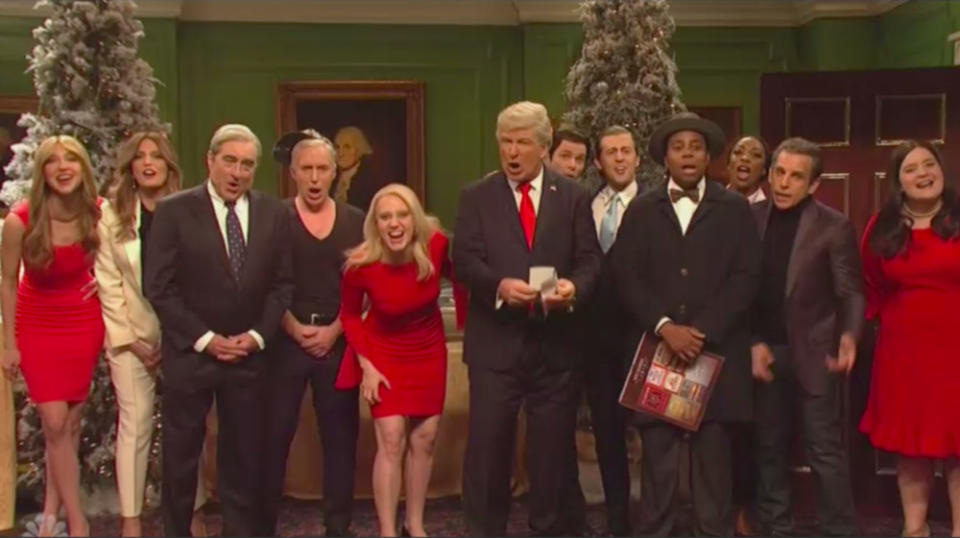 "Saturday Night Live" cooked up the perfect holiday treat for viewers with a