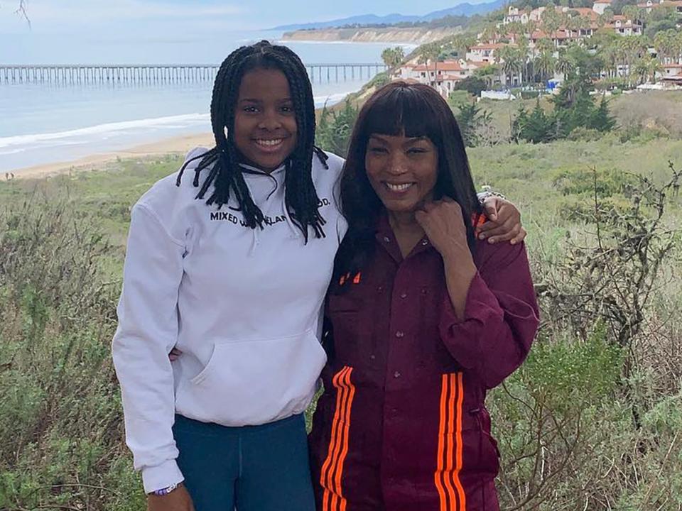 Angela Basset and daughter Bronwyn