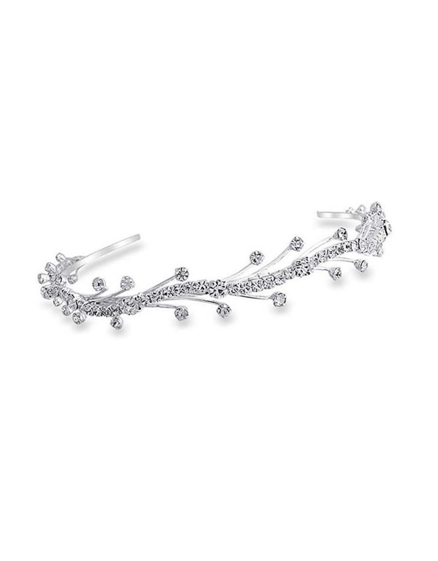 Yes, it’s a tiara, but not all tiaras are created equal. Ditch the updo and wear it with soft waves for a low-key pretty look that’s more Gatsby than bachelorette-gone-wild. 