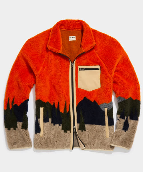 todd snyder fleece jacket