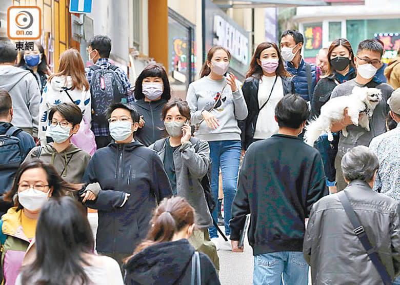 本港疫情持續。（黃仲民攝）