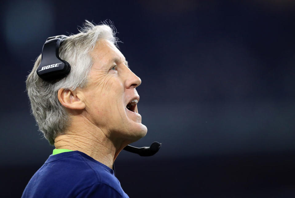 Pete Carroll, not retiring just yet. (Getty)