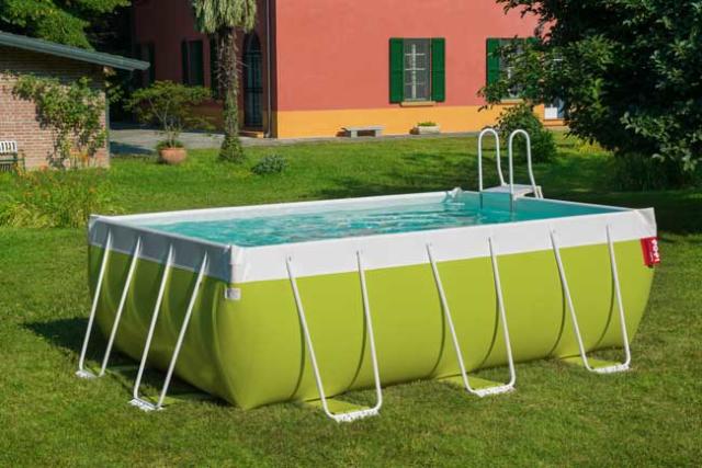 Piscinas desmontables: madera, acero y más