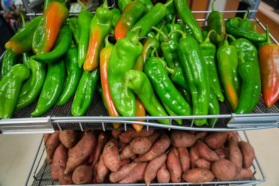 The Creedmoor pantry offers healthful items such as fresh produce. The pantry is part of a post-pandemic push to have more health-related services at the elementary school, Principal TJ Moreno said.