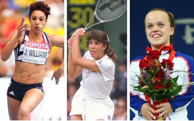 Jodie Williams, Jennifer Capriati and Ellie Simmonds enjoyed success at an early age - Getty Images