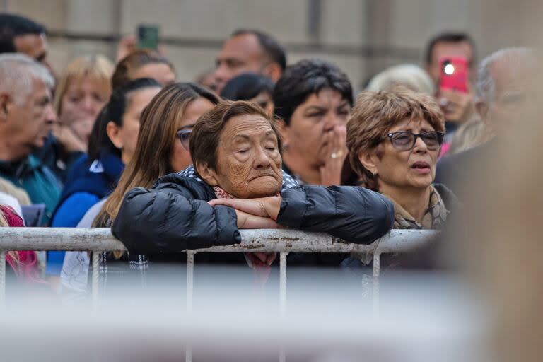 Esta mañana había filas de más de cuatro cuadras para acceder al santuario