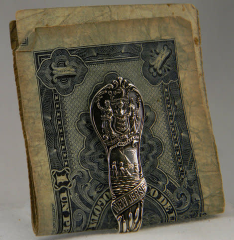 Silver Spoon Money Clip