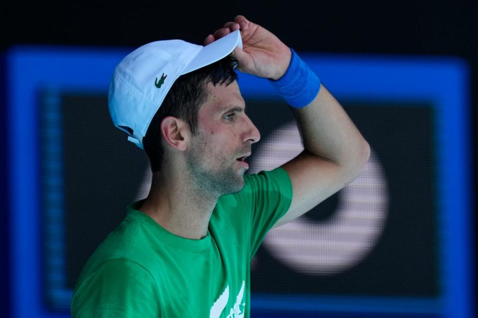 Australian Open Djokovic (Copyright 2022 The Associated Press. All rights reserved)