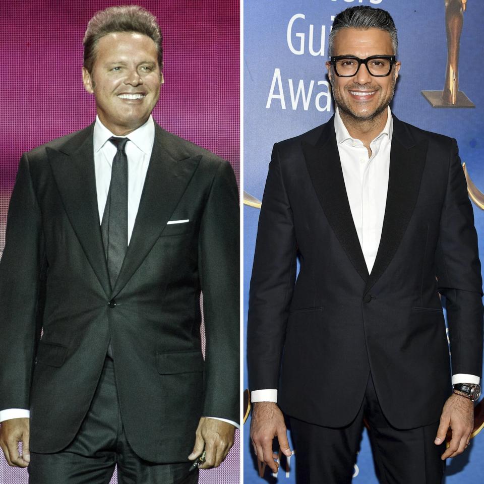 Luis Miguel y Jaime Camil/<em>Xavi Torrent/Redferns; Amy Sussman/Getty Images for WGAW </em> 