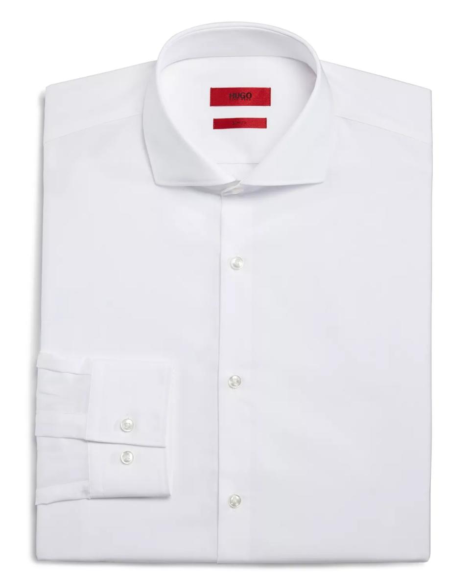 best white dress shirt, Hugo dress shirt