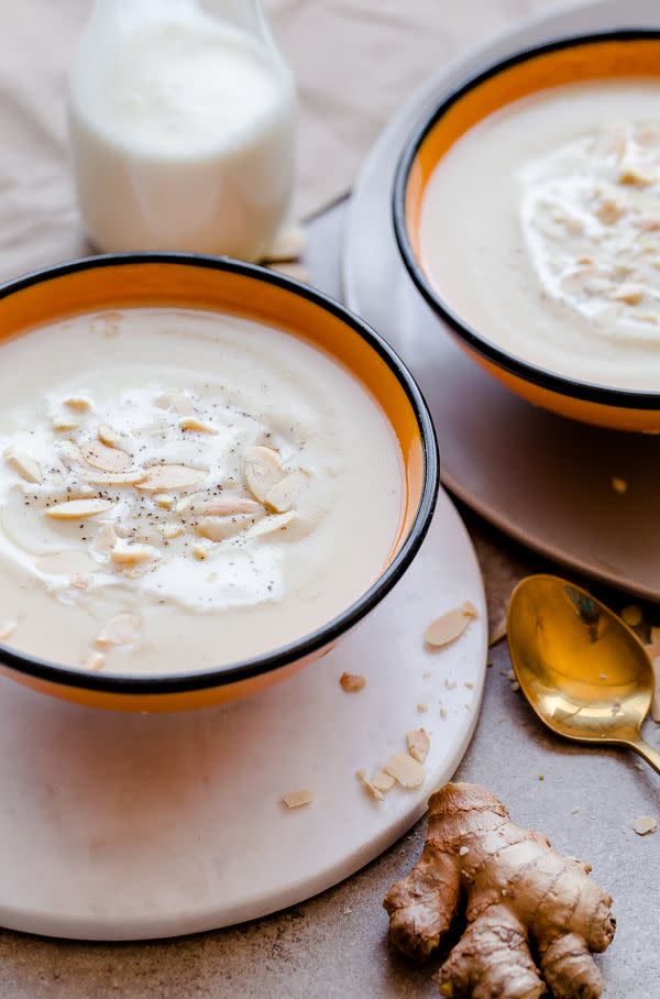 Simple Parsnip and Ginger Soup