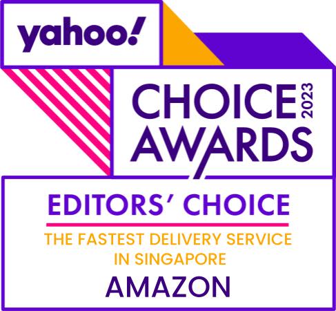 Amazon is The Fastest Delivery Service in Singapore winner in Yahoo Choice Awards 2023. (PHOTO: Yahoo Life Singapore)