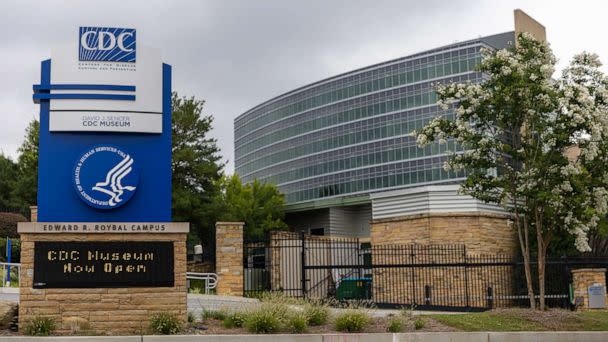 PHOTO: A sign marks the entrance for the Center for Disease Control (CDC) headquarters in Atlanta, Ga., August 6, 2022. (Anadolu Agency via Getty Images)