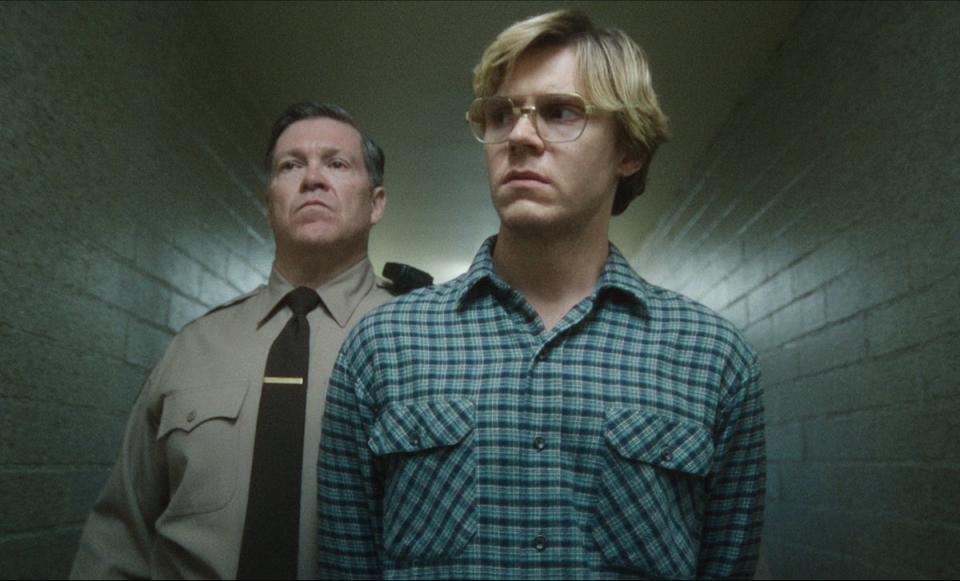 Evan Peters as Jeffrey Dahmer (COURTESY OF NETFLIX)