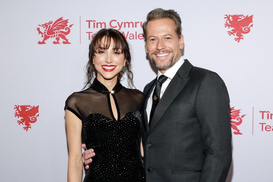 Bianca Wallace and Ioan Gruffudd attend “Wales To The World” at Sony Hall on November 14, 2022 (Getty Images)