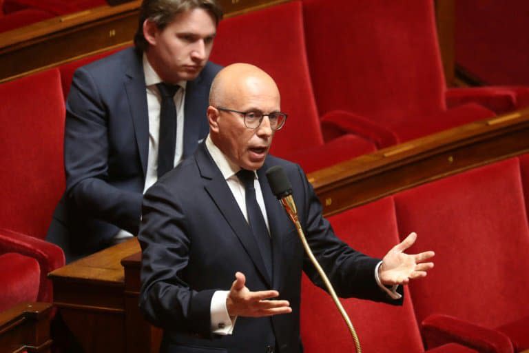 Le député LR Eric Ciotti à l'Assemblée nationale à Paris le 7 mai 2020 - Ludovic MARIN © 2019 AFP