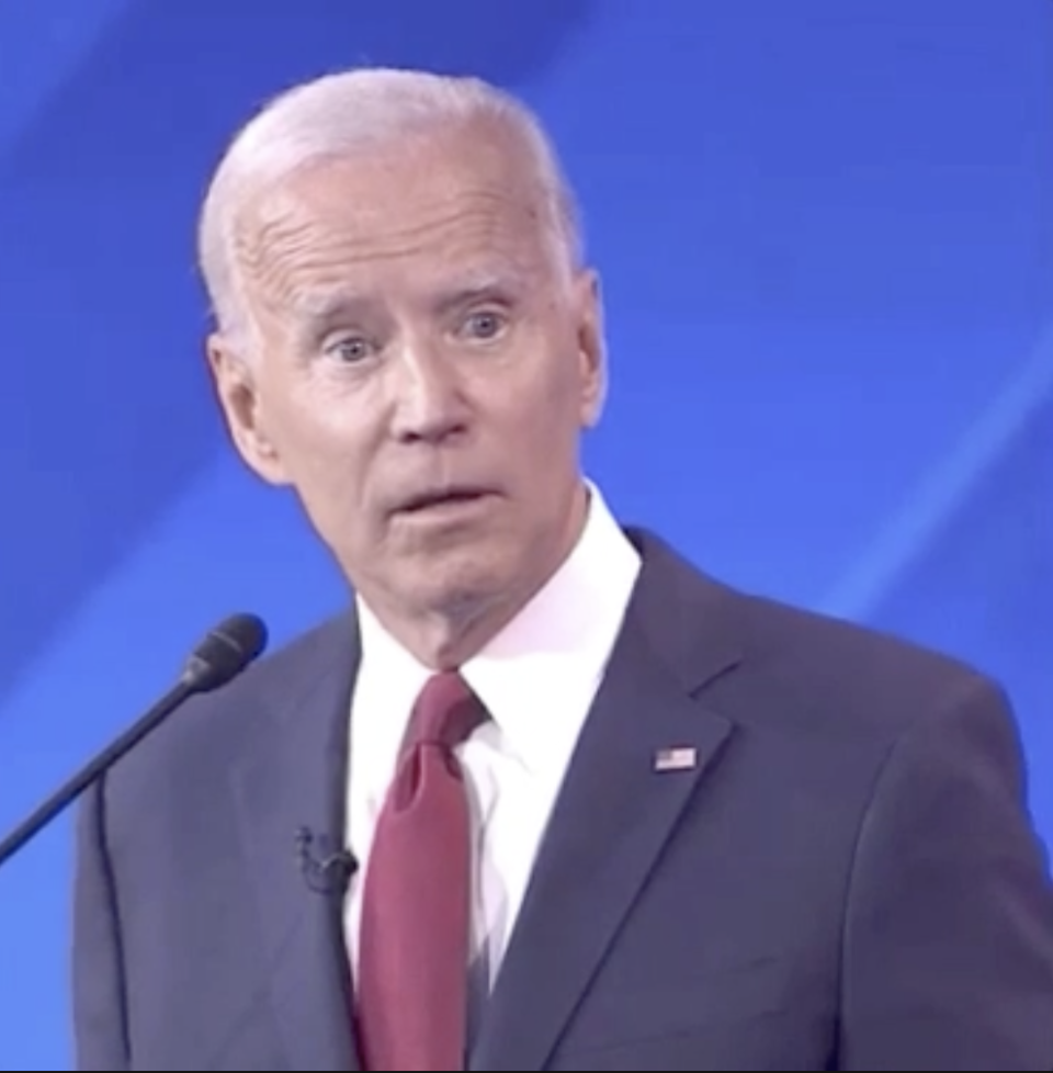 Closeup of President Joe Biden