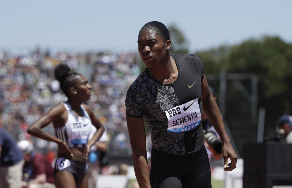 South Africa's Caster Semenya.