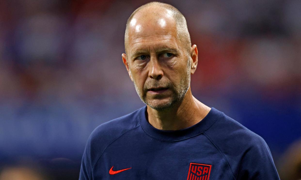 <span>Gregg Berhalter is yet to claim a win over a non-Concacaf nation in the top 25 of Fifa’s rankings. </span><span>Photograph: Eduardo Muñoz/AFP/Getty Images</span>