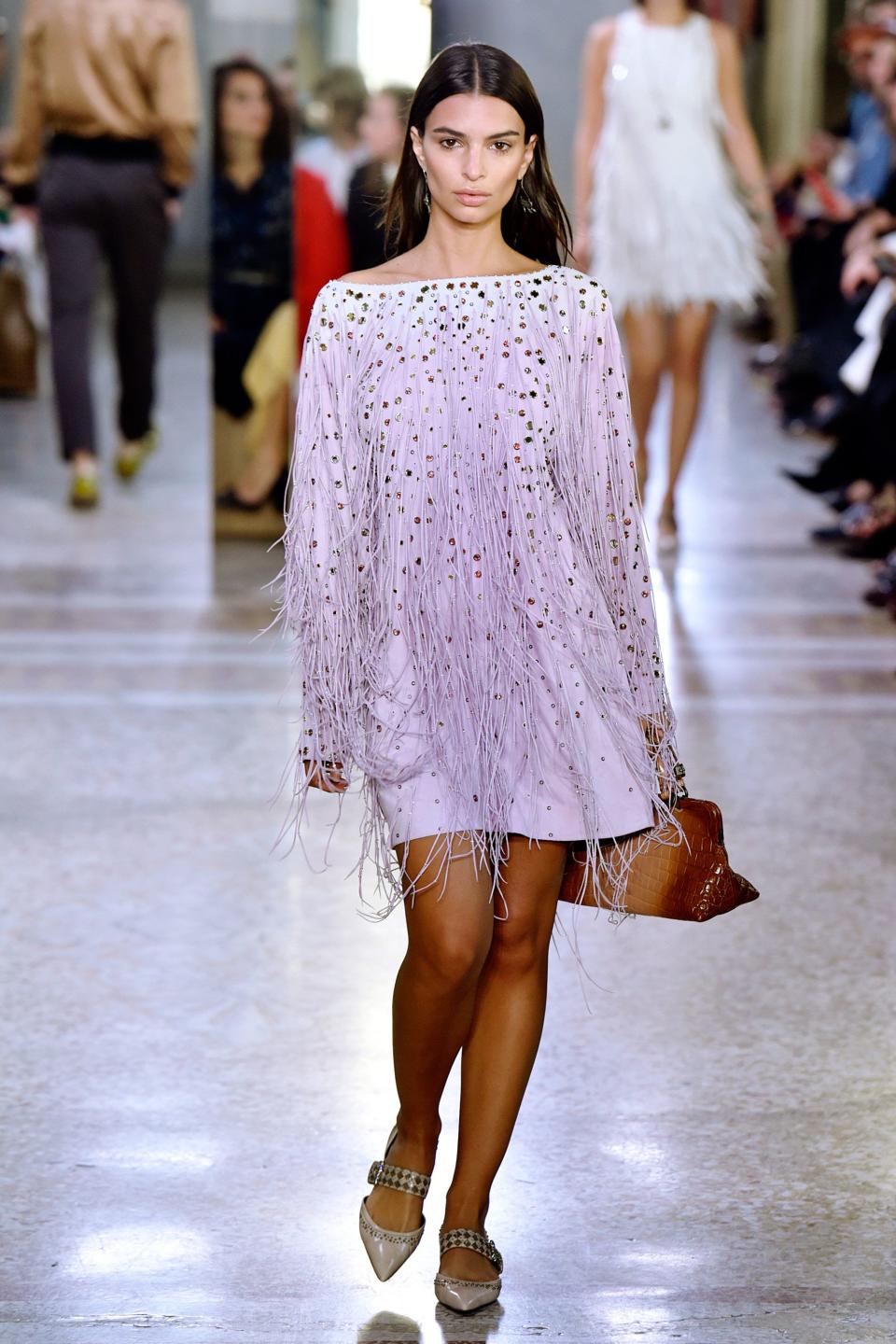 Emily Ratajkowski at Bottega Veneta