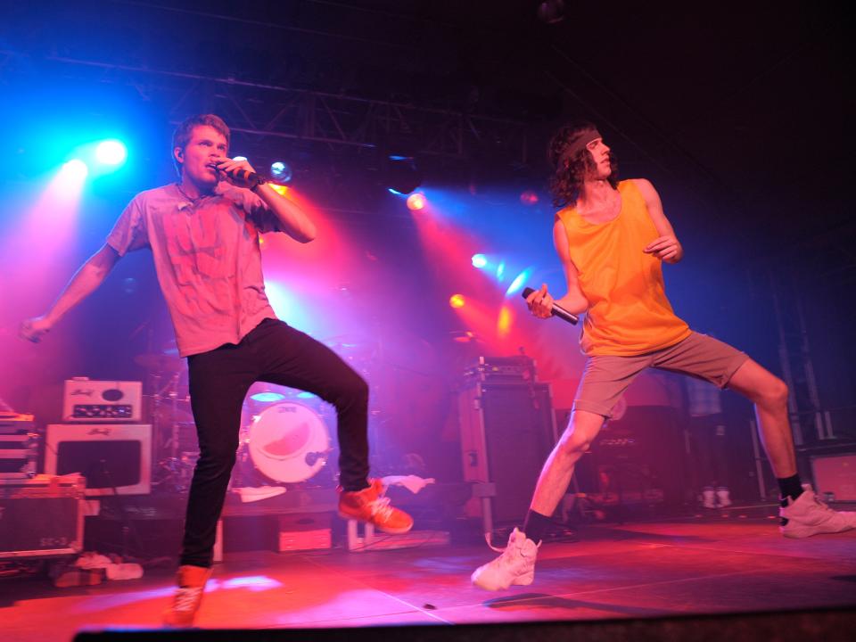 3OH!3 performing