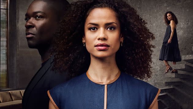 David Oyelowo, Gugu Mbatha-Raw and Jessica Plummer star in The Girl Before  (Photo: BBC/42/HBO/Jason Bell)