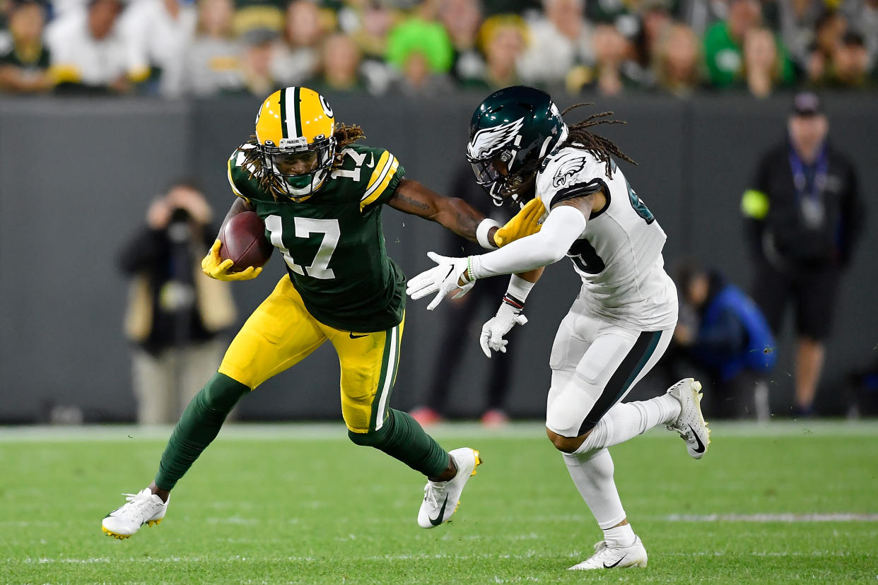 Davante Adams is a tough receiver to replace for the Packers. (Photo by Quinn Harris/Getty Images)