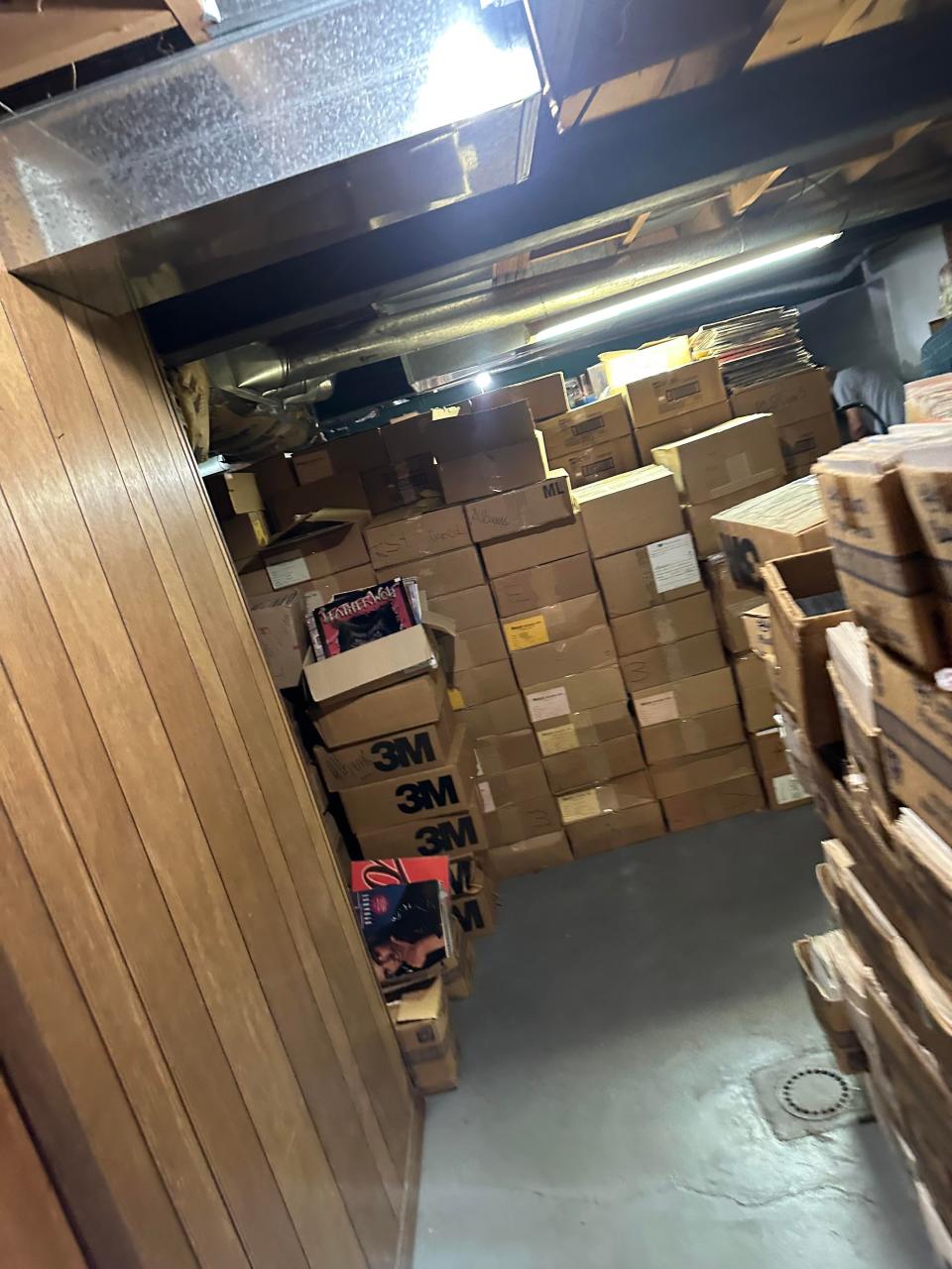A basement full of records ended up in the collection of InnerGroove Records in Monaca.