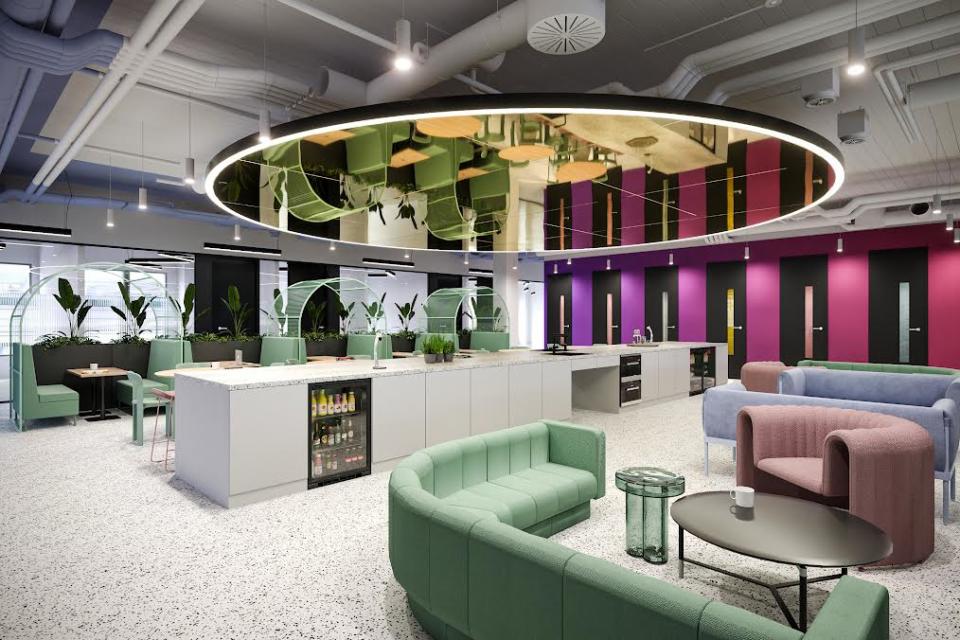 One of Huckletree's 10 co-working office space locations