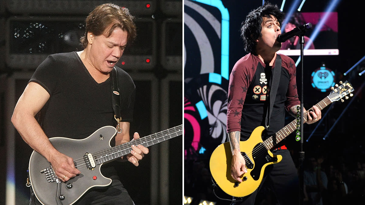  Eddie Van Halen and Billie Joe Armstrong. 