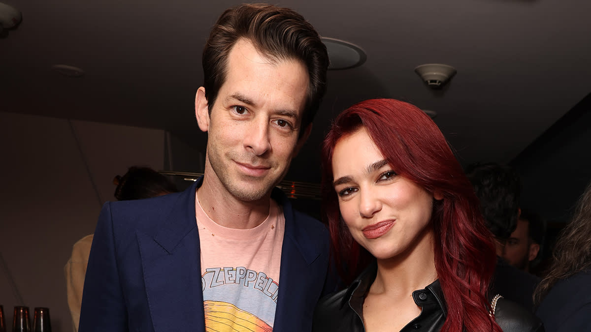  Mark Ronson and Dua Lipa. 