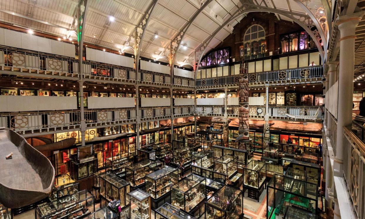<span>The University of Oxford’s Pitt Rivers Museum was founded by the Victorian archaeologist Augustus Henry Lane Fox Pitt-Rivers in 1884.</span><span>Photograph: Martin Bache/Alamy</span>
