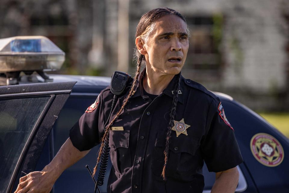 RESERVATION DOGS â€œCome and Get Your Loveâ€ Episode 5 (Airs, Monday, August 30) Pictured: Zahn McClarnon as Big. CR: Shane Brown/FX 