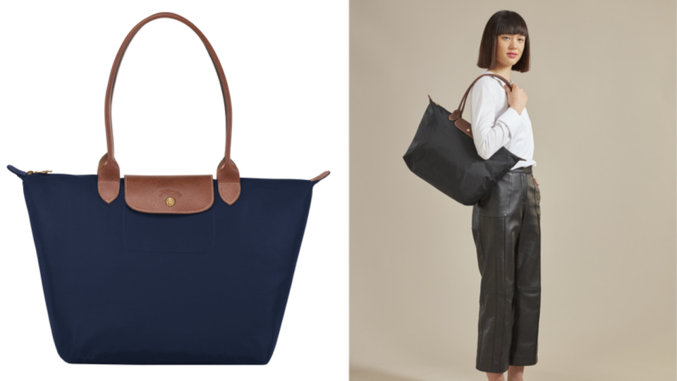 This Longchamp tote sells out at Nordstrom constantly.